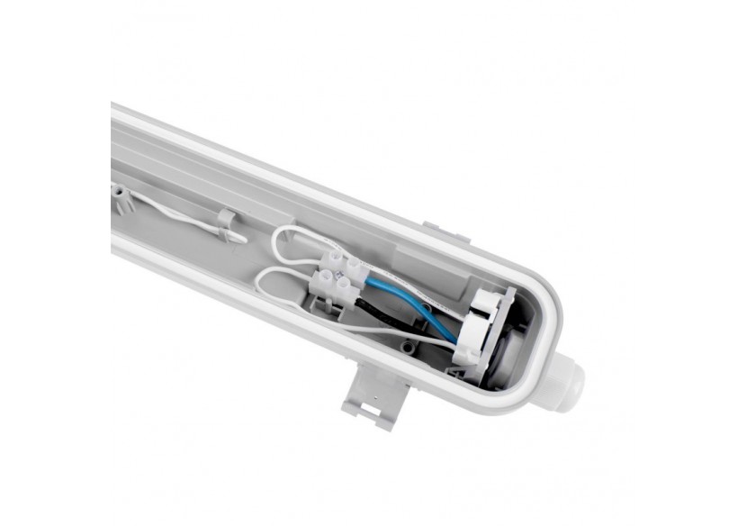 Kit Boîtier étanche 120cm + tube LED T8 18W-6000K - K8470-120-6K - Barcelona LED