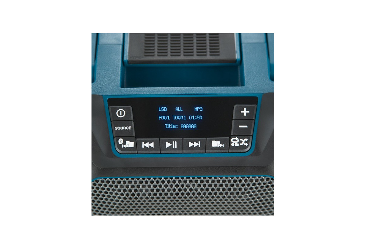 Enceinte Bluetooth de chantier à affichage digital - Makita : Confort'Mat