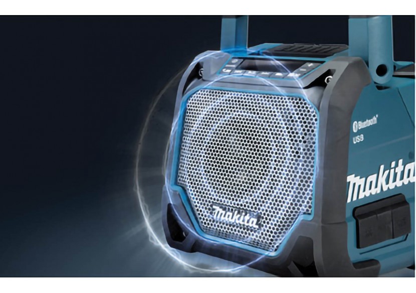 Enceinte Bluetooth de chantier à affichage digital - Makita : Confort'Mat