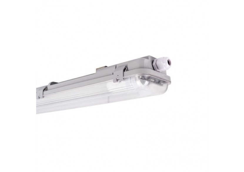 Kit Boîtier étanche 150cm + tube LED T8 24W-6000K - K8470-150-6K - Barcelona LED