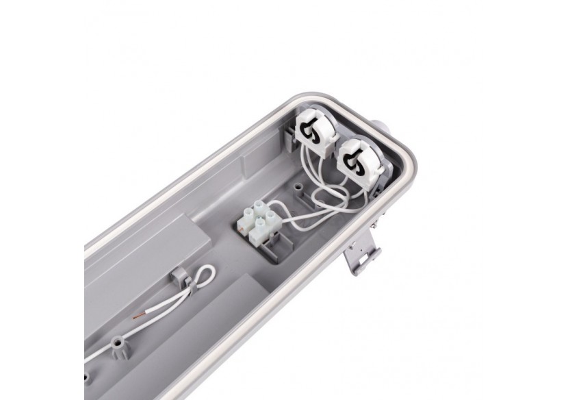 Kit Boîtier étanche 150cm + tube LED T8 24W-6000K - K8470-150-6K - Barcelona LED