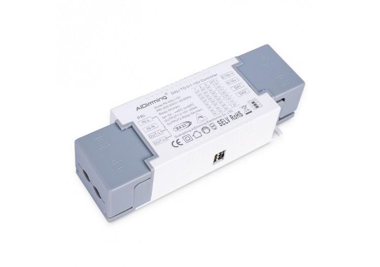 Convertisseur DALI vers 0-10V + relais DALI-500W - PE-DALI-10V - Barcelona LED