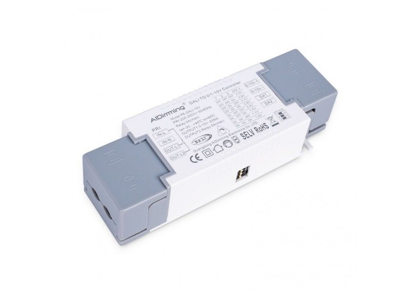 Convertisseur DALI vers 0-10V + relais DALI-500W - PE-DALI-10V - Barcelona LED