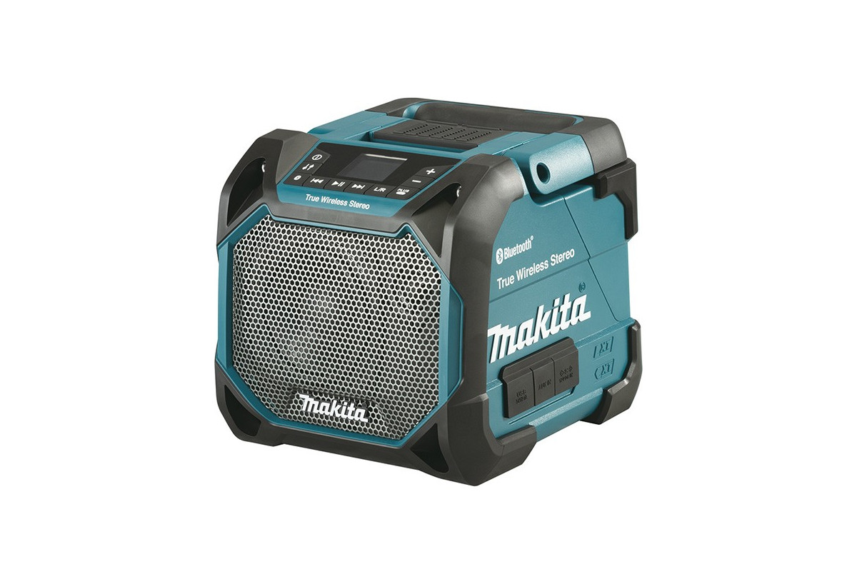 Enceinte Bluetooth® de chantier à affichage digital, secteur ou batte- rie Makita Li-Ion (sauf bâton) - Makita : Confort'Mat