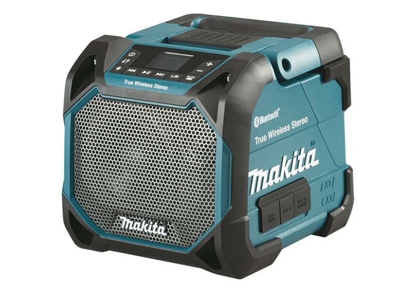 Enceinte Bluetooth® de chantier à affichage digital, secteur ou batte- rie Makita Li-Ion (sauf bâton) - Makita : Confort'Mat