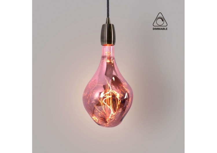 Ampoule décorative LED à filament "Décor-Cuivre"-E27 A165-Dimmable-4W-1800K - BFD1-A165E27-CO - Barcelona LED 2