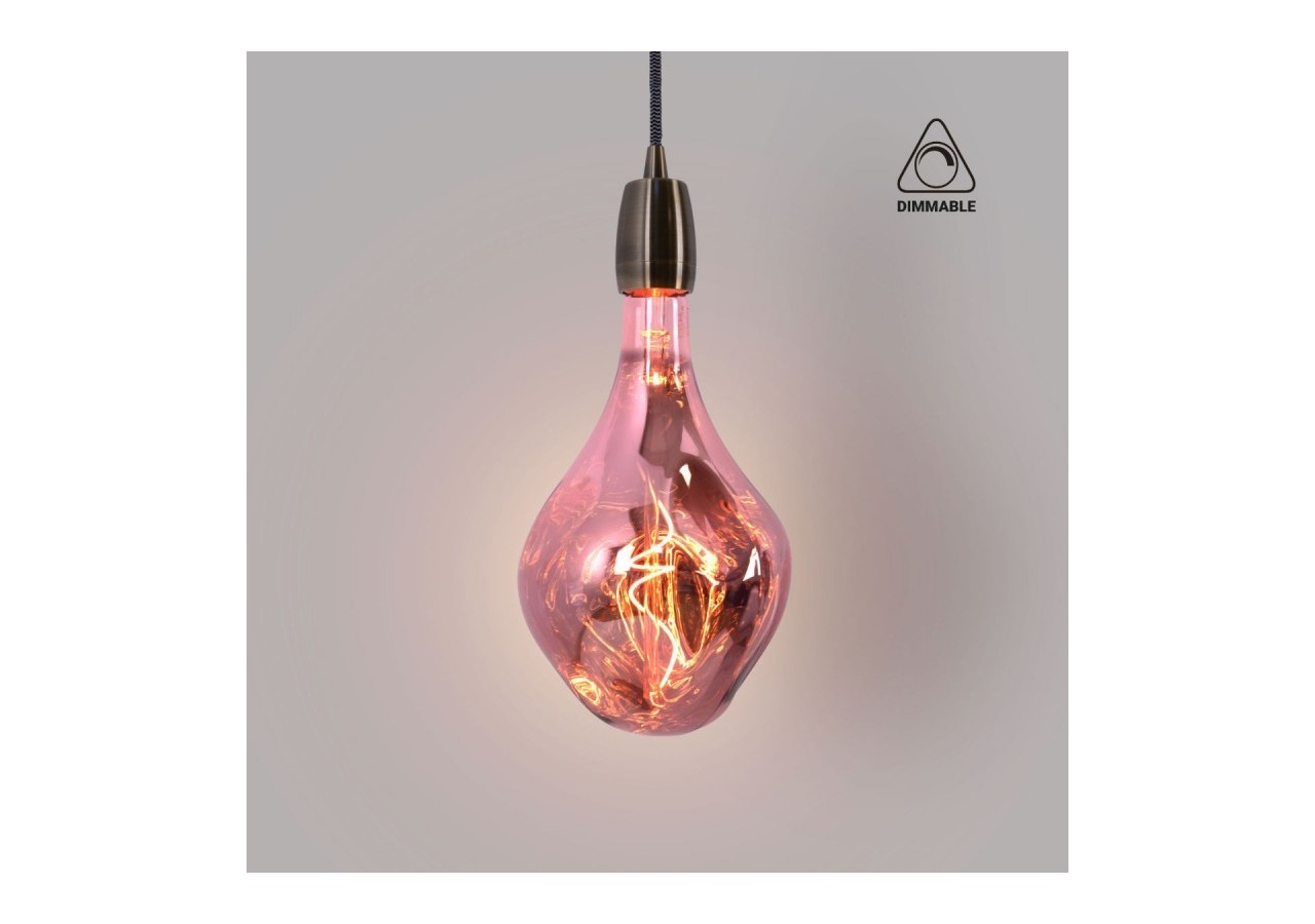 Ampoule décorative LED à filament "Décor-Cuivre"-E27 A165-Dimmable-4W-1800K - BFD1-A165E27-CO - Barcelona LED