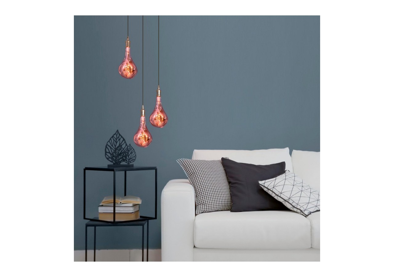 Ampoule décorative LED à filament "Décor-Cuivre"-E27 A165-Dimmable-4W-1800K - BFD1-A165E27-CO - Barcelona LED