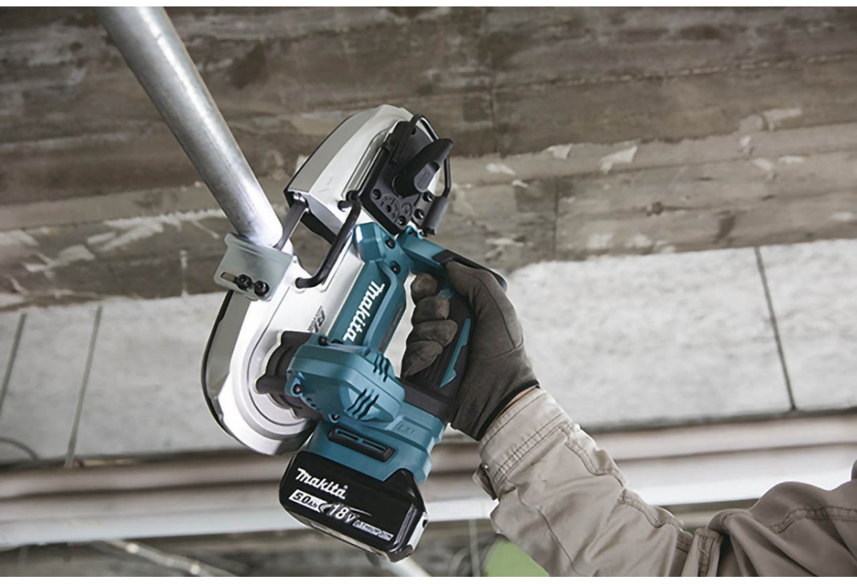 Scie à ruban 18 V Li-Ion compacte et maniable - Makita : Confort'Mat
