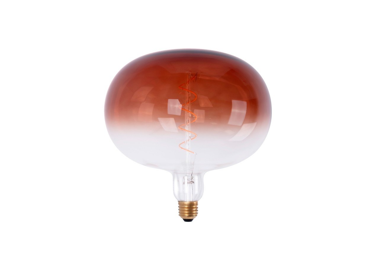 Ampoule décorative LED à filament "Decor-Marron"-E27 R220-Dimmable-4W-1800K - BFD1-R220E27-MA - Barcelona LED