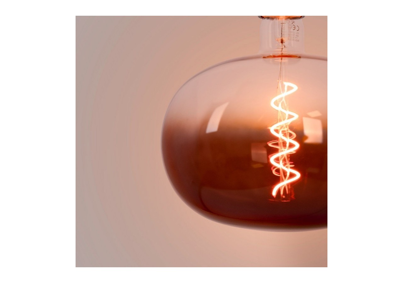 Ampoule décorative LED à filament "Decor-Marron"-E27 R220-Dimmable-4W-1800K - BFD1-R220E27-MA - Barcelona LED