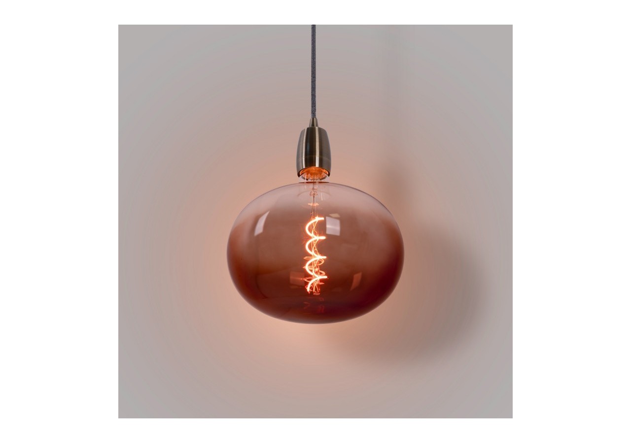 Ampoule décorative LED à filament "Decor-Marron"-E27 R220-Dimmable-4W-1800K - BFD1-R220E27-MA - Barcelona LED