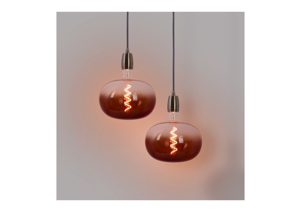 Ampoule décorative LED à filament "Decor-Marron"-E27 R220-Dimmable-4W-1800K - BFD1-R220E27-MA - Barcelona LED