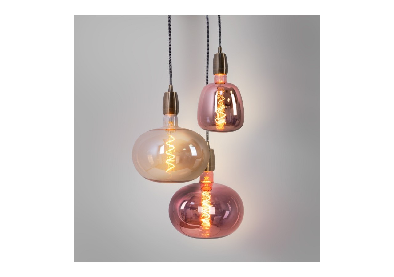 Ampoule décorative LED à filament "Decor-Marron"-E27 R220-Dimmable-4W-1800K - BFD1-R220E27-MA - Barcelona LED