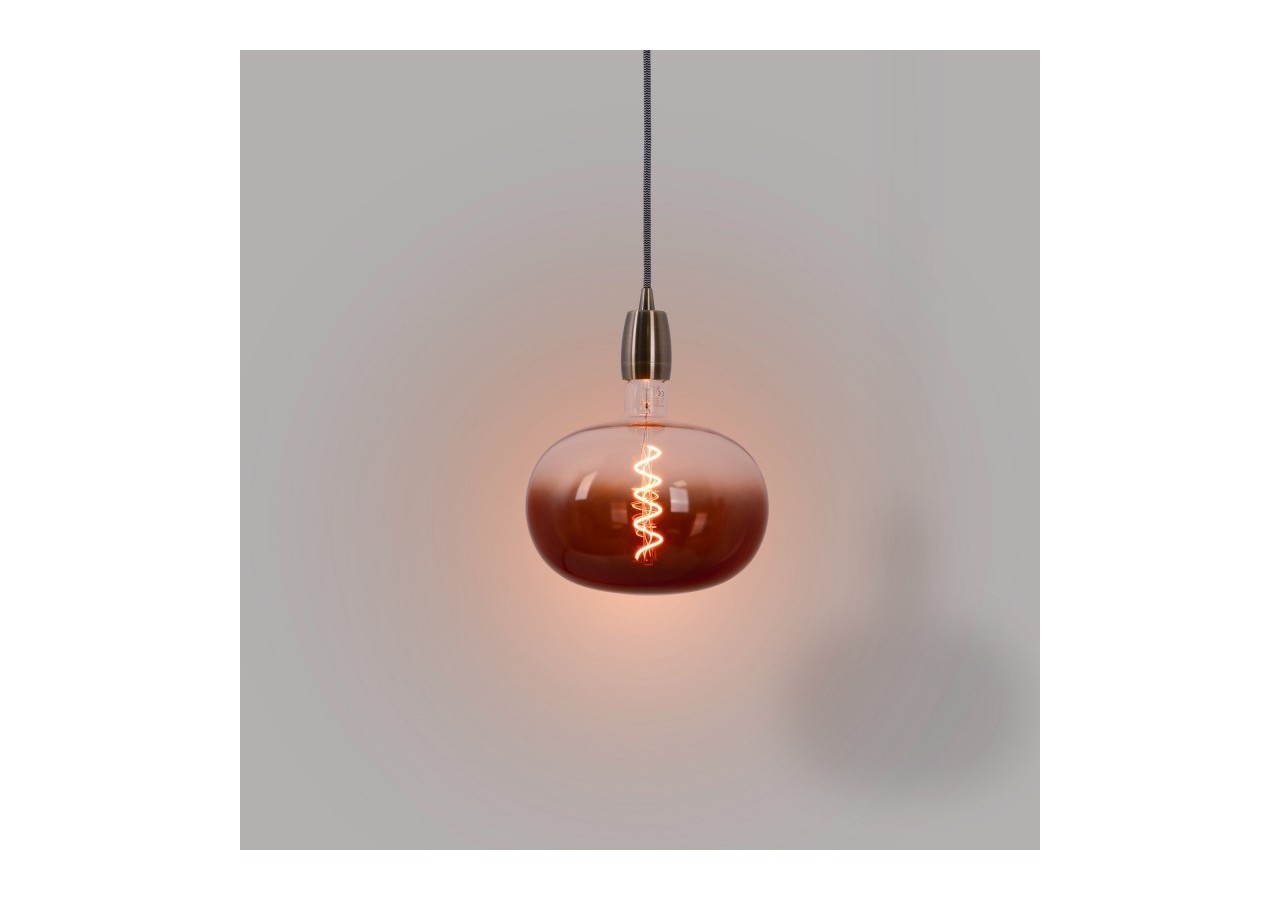 Ampoule décorative LED à filament "Decor-Marron"-E27 R220-Dimmable-4W-1800K - BFD1-R220E27-MA - Barcelona LED