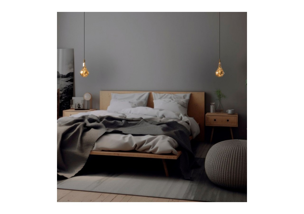 Ampoule décorative LED à filament "Décor-Argent"-E27 A165-Dimmable-4W-1800K - BFD1-A165E27-PL - Barcelona LED