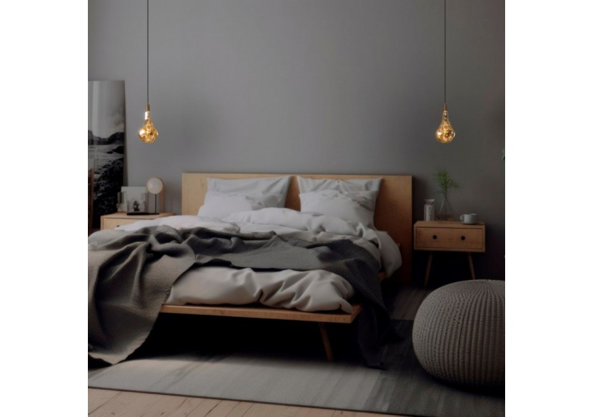 Ampoule décorative LED à filament "Décor-Argent"-E27 A165-Dimmable-4W-1800K - BFD1-A165E27-PL - Barcelona LED