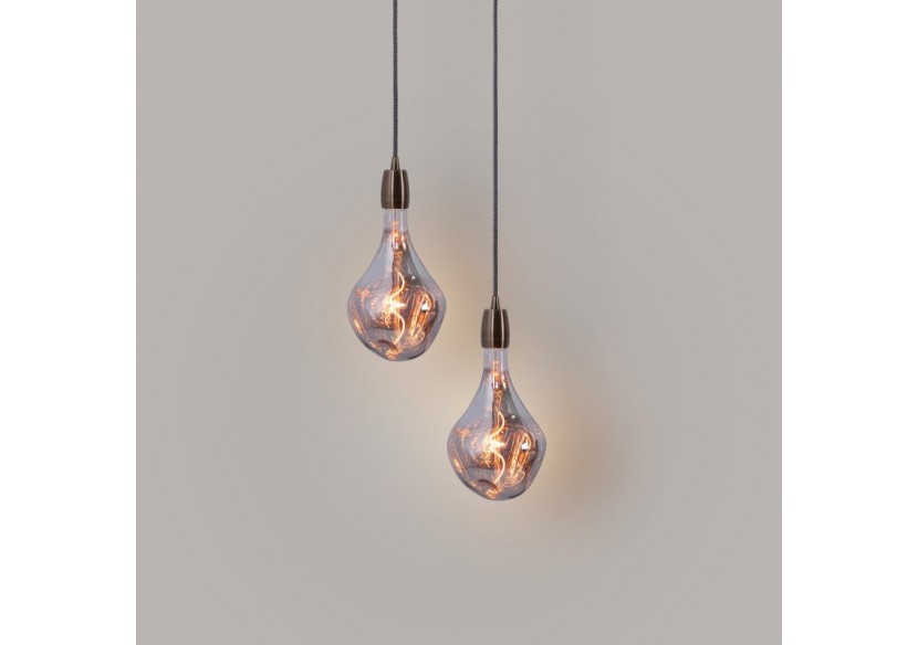 Ampoule décorative LED à filament "Décor-Argent"-E27 A165-Dimmable-4W-1800K - BFD1-A165E27-PL - Barcelona LED