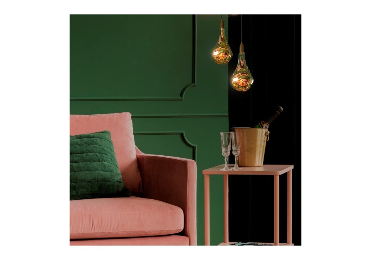 Ampoule décorative LED à filament "Décor-Argent"-E27 A165-Dimmable-4W-1800K - BFD1-A165E27-PL - Barcelona LED