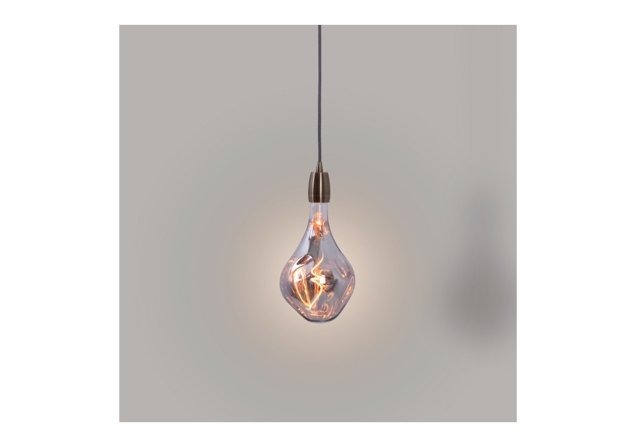 Ampoule décorative LED à filament "Décor-Argent"-E27 A165-Dimmable-4W-1800K - BFD1-A165E27-PL - Barcelona LED