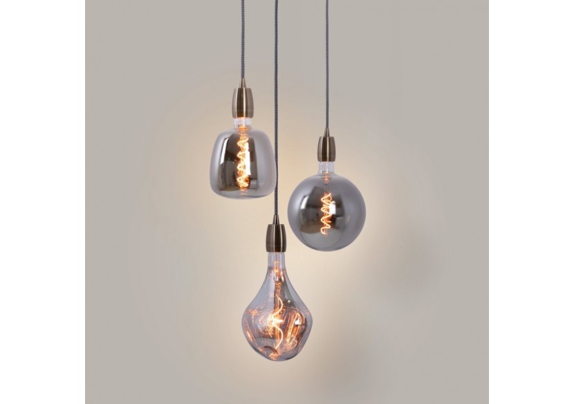 Ampoule décorative LED à filament "Décor-Argent"-E27 A165-Dimmable-4W-1800K - BFD1-A165E27-PL - Barcelona LED