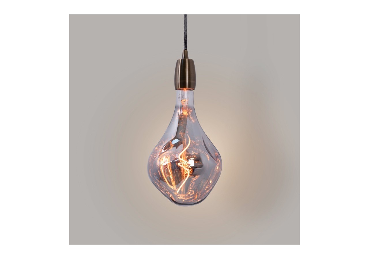 Ampoule décorative LED à filament "Décor-Argent"-E27 A165-Dimmable-4W-1800K - BFD1-A165E27-PL - Barcelona LED