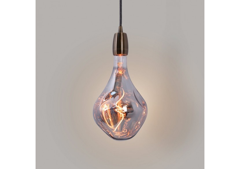 Ampoule décorative LED à filament "Décor-Argent"-E27 A165-Dimmable-4W-1800K - BFD1-A165E27-PL - Barcelona LED