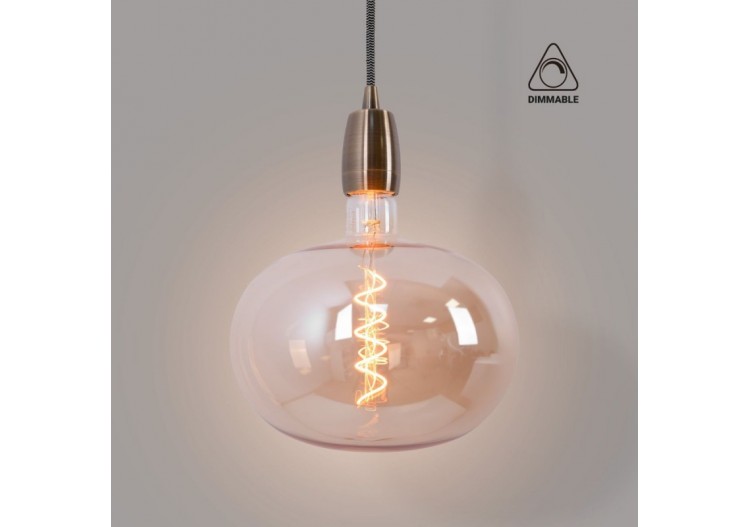 Ampoule décorative LED à filament "Decor-Or"-E27 R220-Dimmable-4W-1800K - BFD1-R220E27-DO - Barcelona LED 2