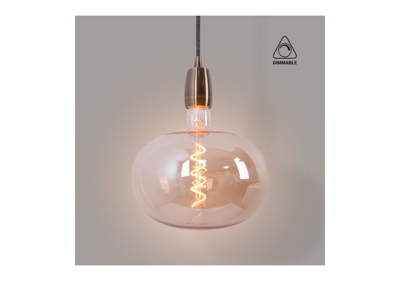 Ampoule décorative LED à filament "Decor-Or"-E27 R220-Dimmable-4W-1800K - BFD1-R220E27-DO - Barcelona LED