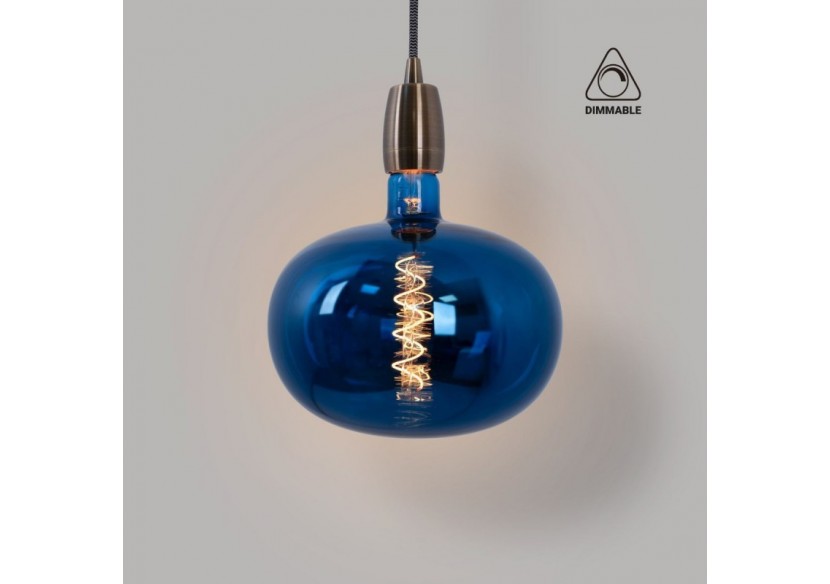 Ampoule décorative LED à filament "Decor-Bleu"-E27 R220-Dimmable-4W-1800K - BFD1-R220E27-AZ - Barcelona LED