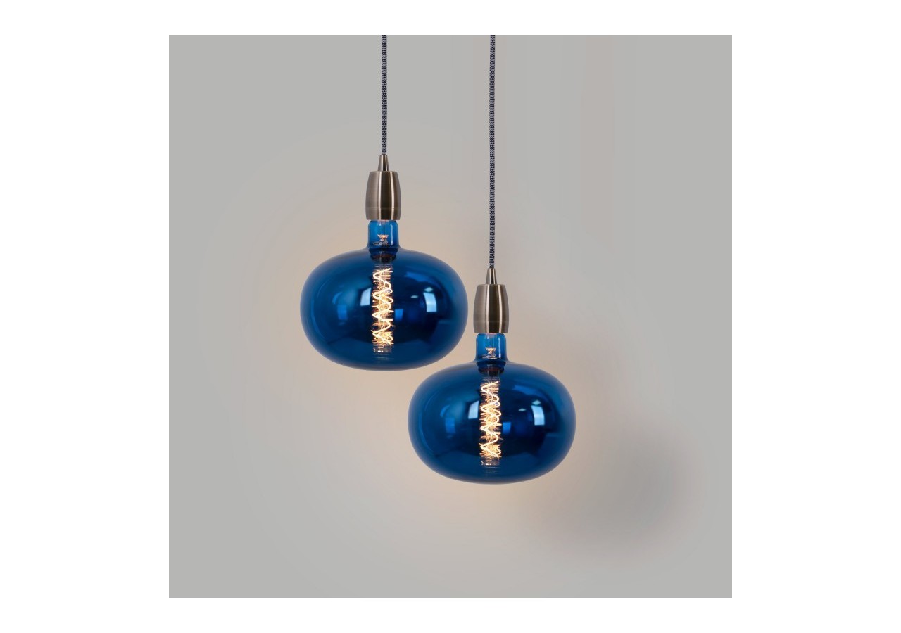 Ampoule décorative LED à filament "Decor-Bleu"-E27 R220-Dimmable-4W-1800K - BFD1-R220E27-AZ - Barcelona LED