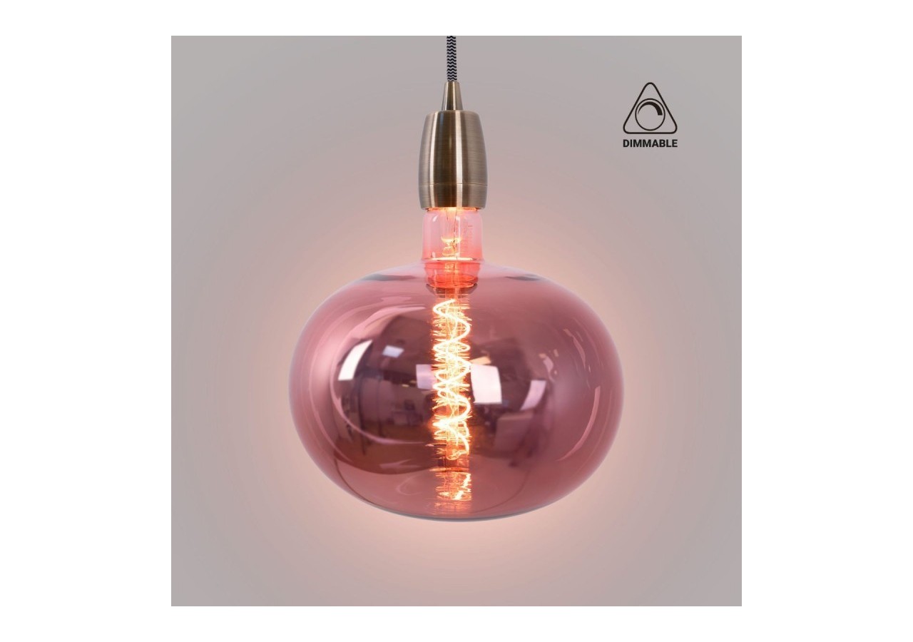 Ampoule décorative LED à filament "Decor-Cuivre"-E27 R220-Dimmable-4W-1800K - BFD1-R220E27-CO - Barcelona LED