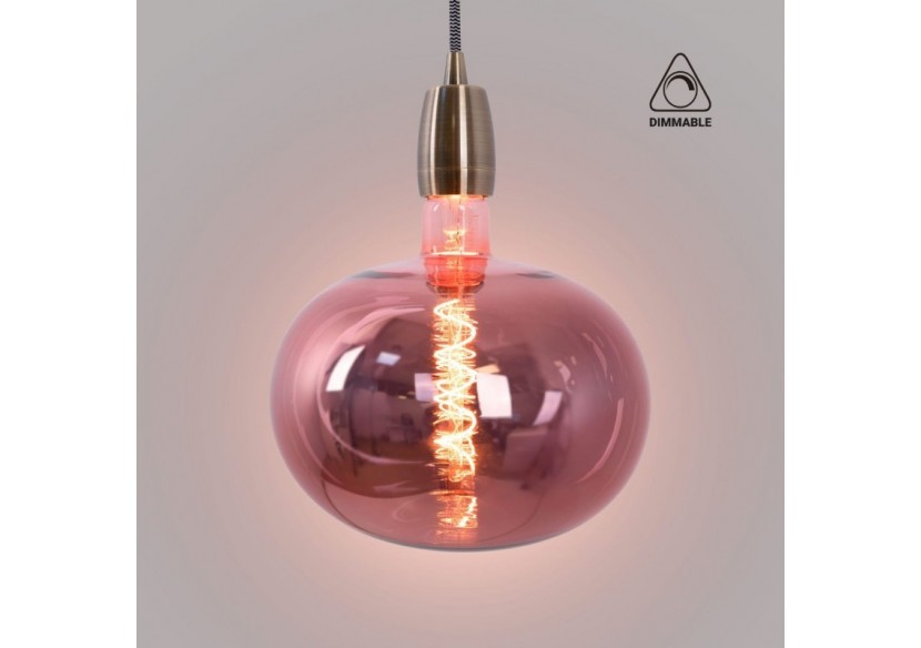 Ampoule décorative LED à filament "Decor-Cuivre"-E27 R220-Dimmable-4W-1800K - BFD1-R220E27-CO - Barcelona LED