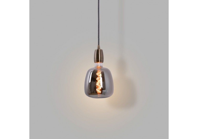 Ampoule décorative LED à filament avec teinte fumée-E27 D140-Dimmable-4W-1800K - BFD1-D140E27-AHUM - Barcelona LED