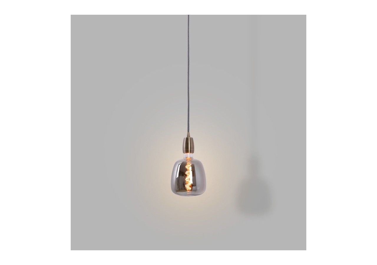 Ampoule décorative LED à filament avec teinte fumée-E27 D140-Dimmable-4W-1800K - BFD1-D140E27-AHUM - Barcelona LED