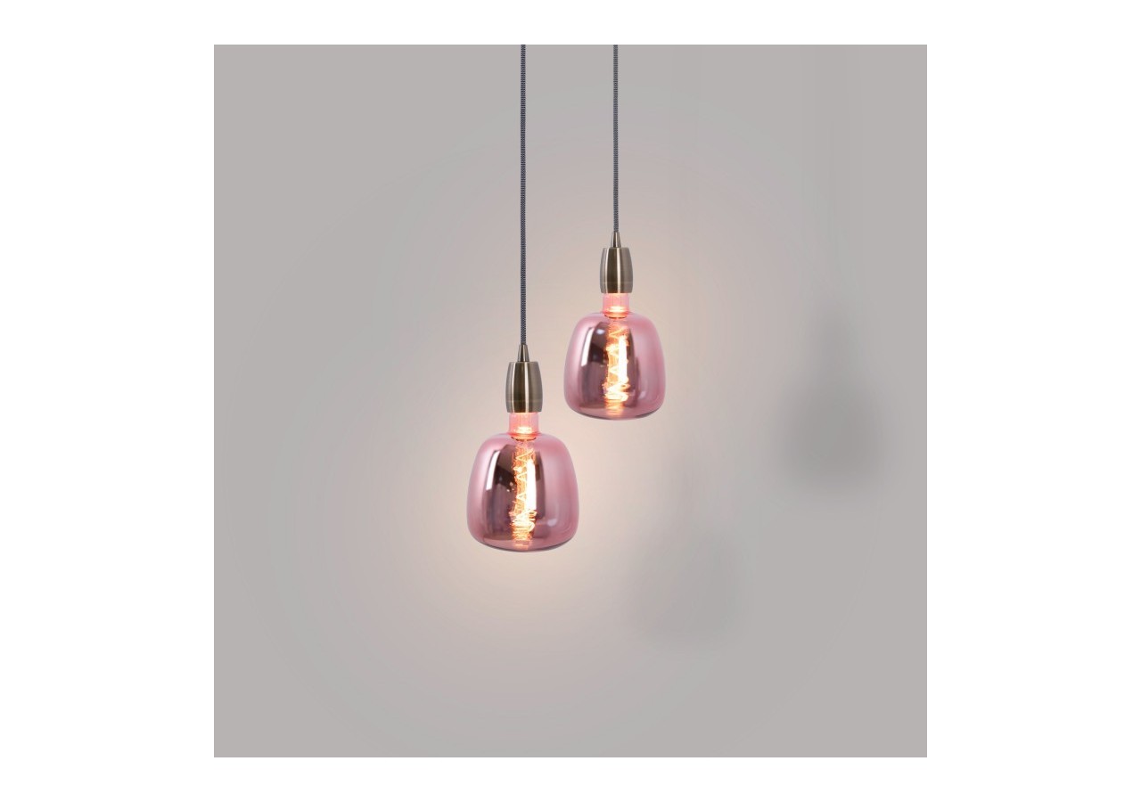 Ampoule décorative LED à filament avec teinte cuivrée-E27 D140-Dimmable-4W-1800K - BFD1-D140E27-CO - Barcelona LED