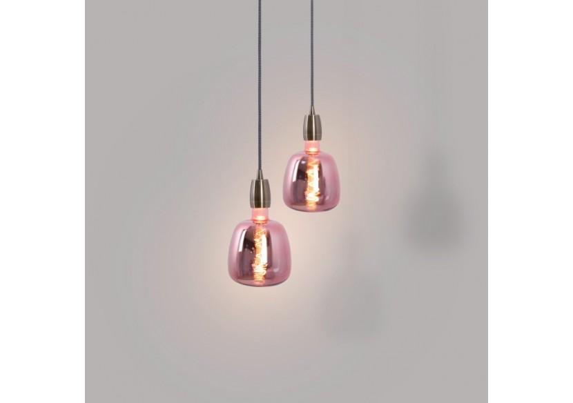 Ampoule décorative LED à filament avec teinte cuivrée-E27 D140-Dimmable-4W-1800K - BFD1-D140E27-CO - Barcelona LED