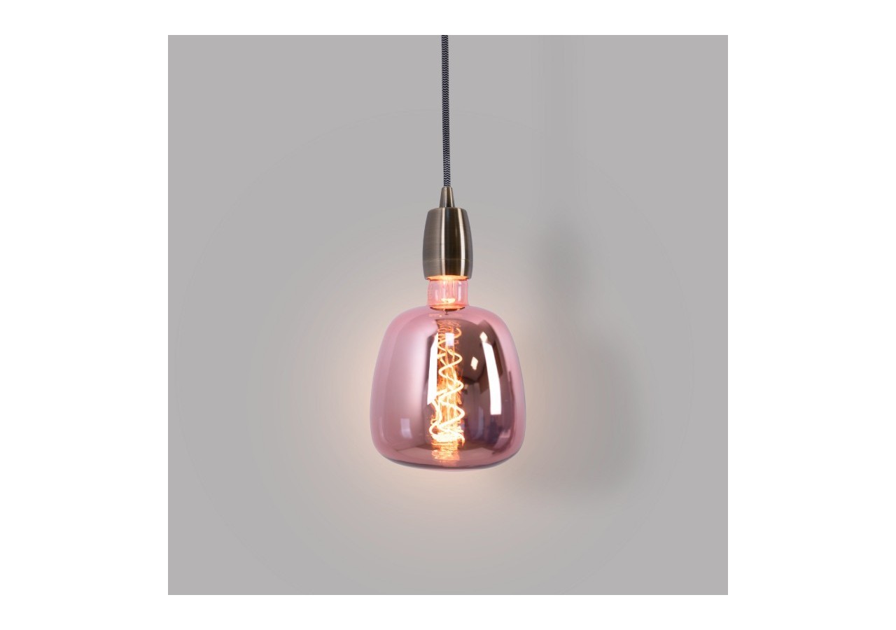 Ampoule décorative LED à filament avec teinte cuivrée-E27 D140-Dimmable-4W-1800K - BFD1-D140E27-CO - Barcelona LED