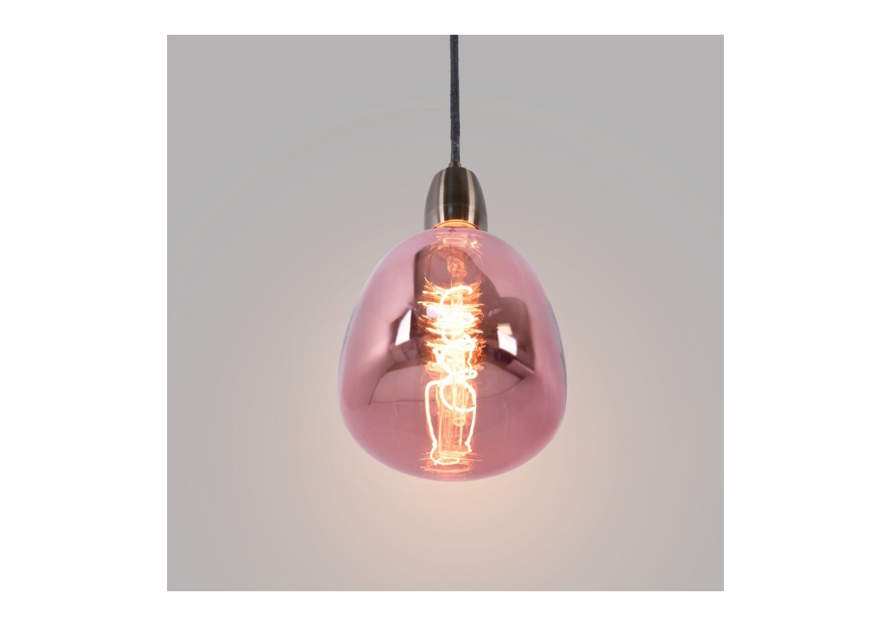Ampoule décorative LED à filament avec teinte cuivrée-E27 D140-Dimmable-4W-1800K - BFD1-D140E27-CO - Barcelona LED
