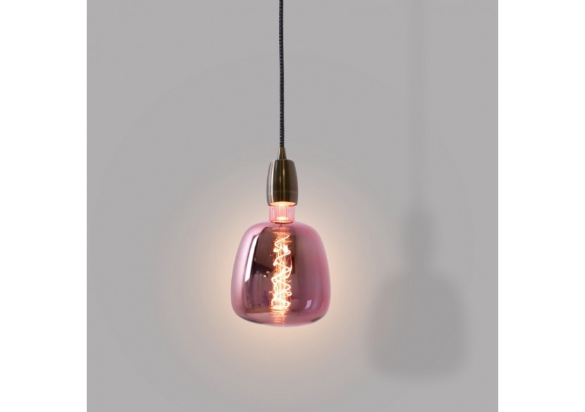 Ampoule décorative LED à filament avec teinte cuivrée-E27 D140-Dimmable-4W-1800K - BFD1-D140E27-CO - Barcelona LED