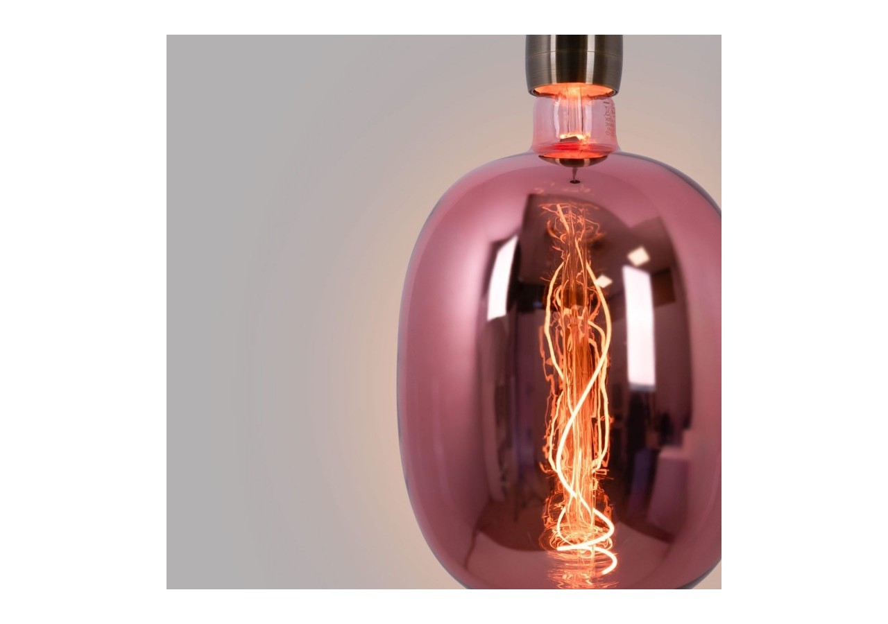 Ampoule décorative LED à filament avec teinte cuivrée-E27 T170-Dimmable-4W-1500K - BFD1-T170E27-CO - Barcelona LED