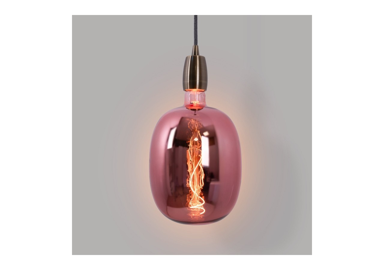 Ampoule décorative LED à filament avec teinte cuivrée-E27 T170-Dimmable-4W-1500K - BFD1-T170E27-CO - Barcelona LED