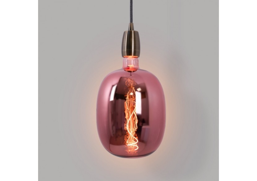 Ampoule décorative LED à filament avec teinte cuivrée-E27 T170-Dimmable-4W-1500K - BFD1-T170E27-CO - Barcelona LED
