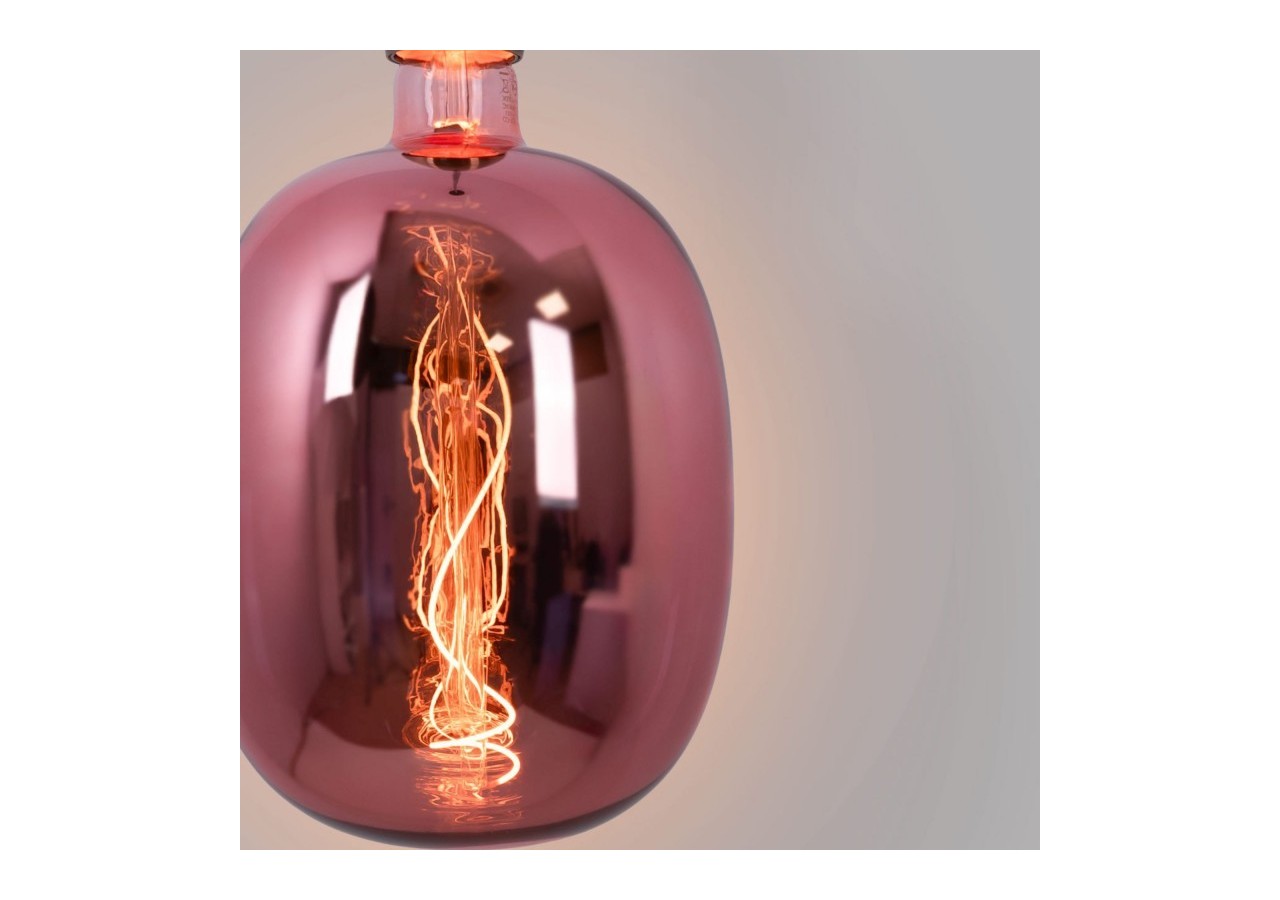 Ampoule décorative LED à filament avec teinte cuivrée-E27 T170-Dimmable-4W-1500K - BFD1-T170E27-CO - Barcelona LED