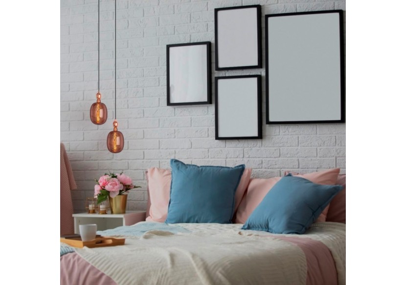 Ampoule décorative LED à filament avec teinte cuivrée-E27 T170-Dimmable-4W-1500K - BFD1-T170E27-CO - Barcelona LED