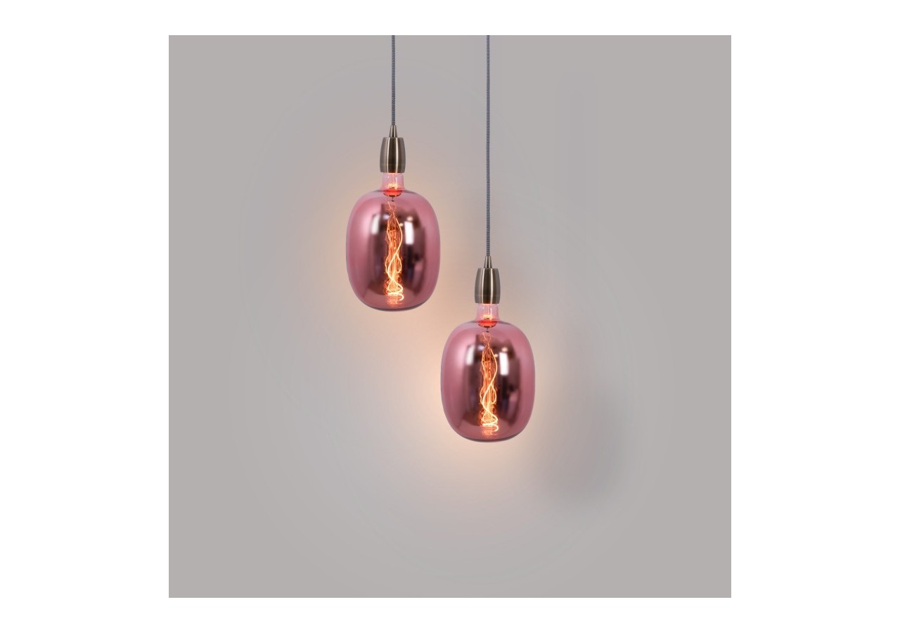Ampoule décorative LED à filament avec teinte cuivrée-E27 T170-Dimmable-4W-1500K - BFD1-T170E27-CO - Barcelona LED