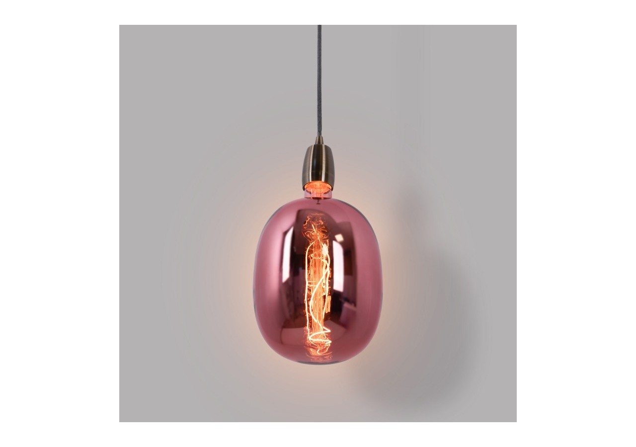 Ampoule décorative LED à filament avec teinte cuivrée-E27 T170-Dimmable-4W-1500K - BFD1-T170E27-CO - Barcelona LED