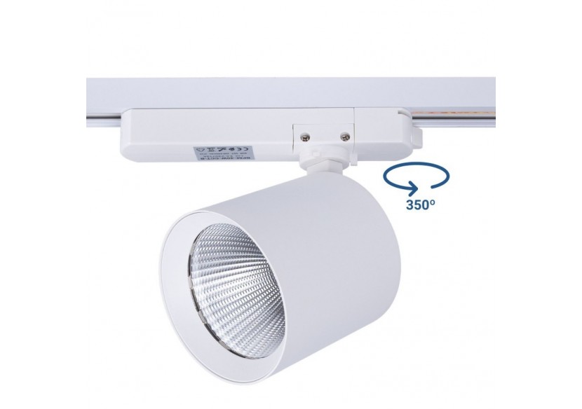 Projecteur LED sur railmonophasé CCT-40W-IRC 90-Blanc - BPM-40W-CCT-B - Barcelona LED Projecteur LED sur railmonophasé CCT-40W-IRC 90-Blanc - BPM-40W-CCT-B - Barcelona LED