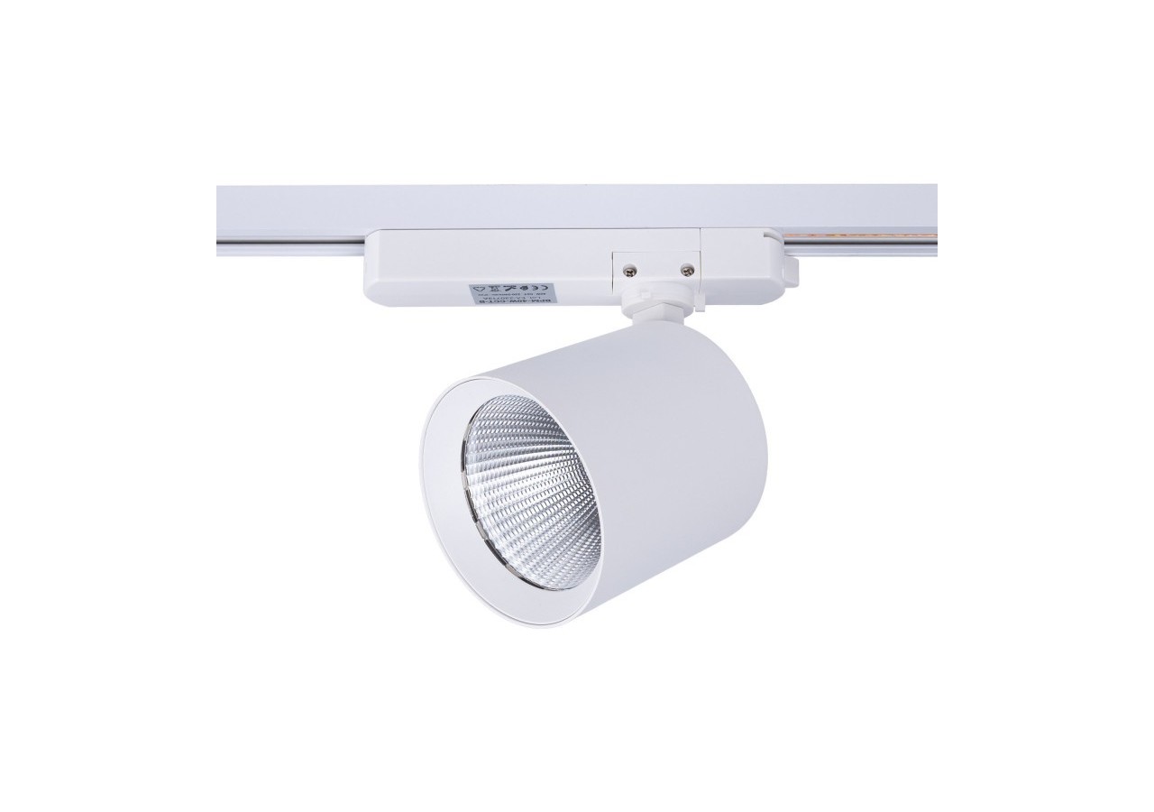 Projecteur LED sur railmonophasé CCT-40W-IRC 90-Blanc - BPM-40W-CCT-B - Barcelona LED