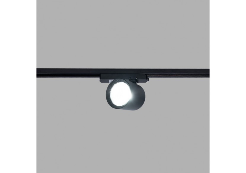 Projecteur LED sur rail monophasé CCT-40W-IRC 90-Noir - BPM-40W-CCT-N - Barcelona LED
